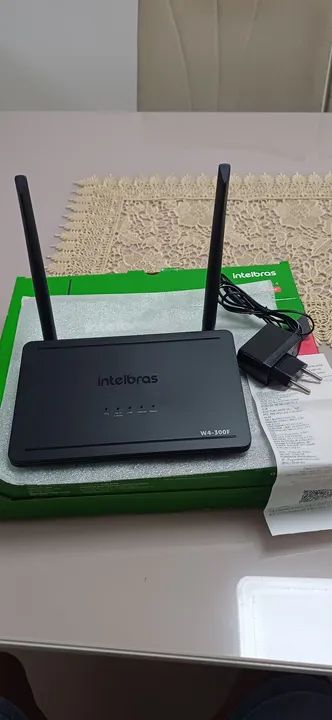 Roteador Intelbras Wi-Fi 4 W4-300F - Novo - Foto 2