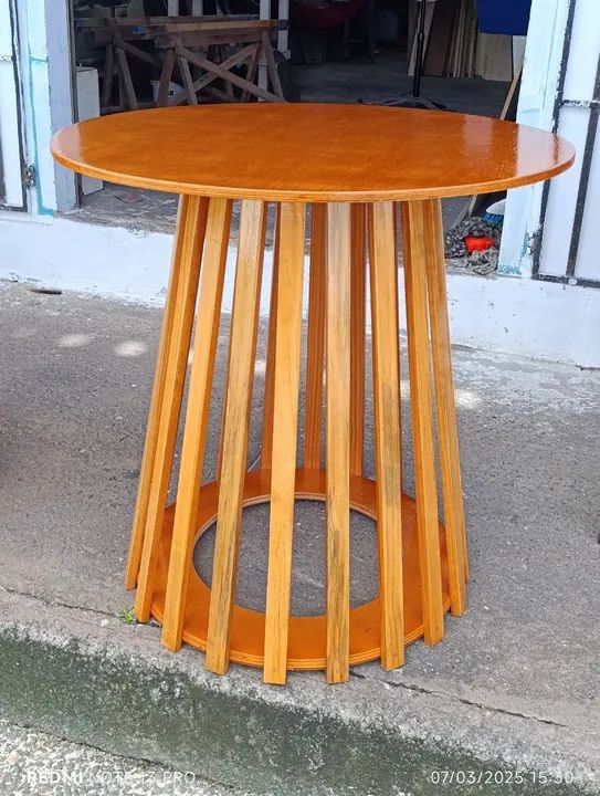 Mesa de centro em madeira - Foto 5