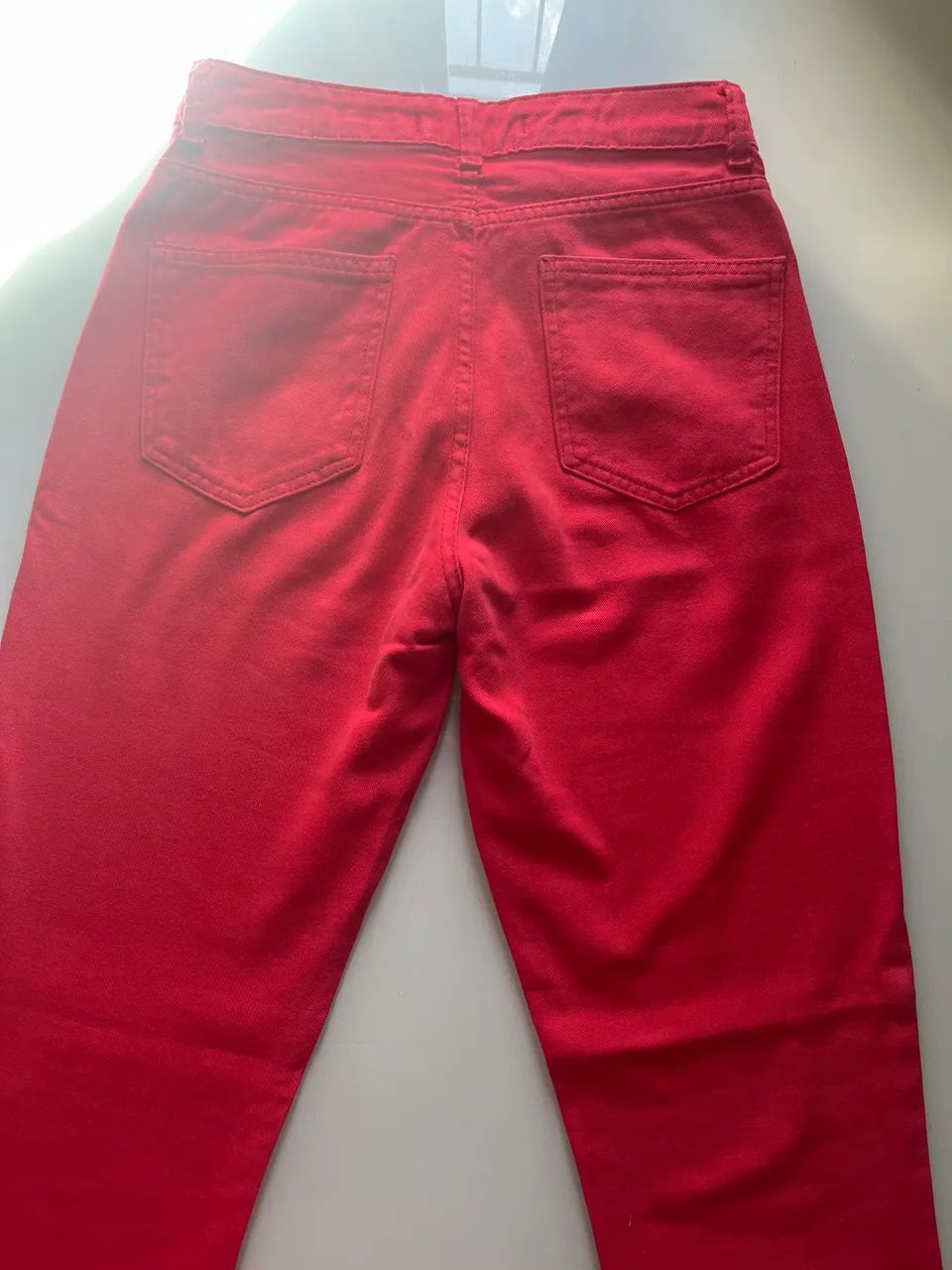 Calça jeans vermelha  - Foto 3
