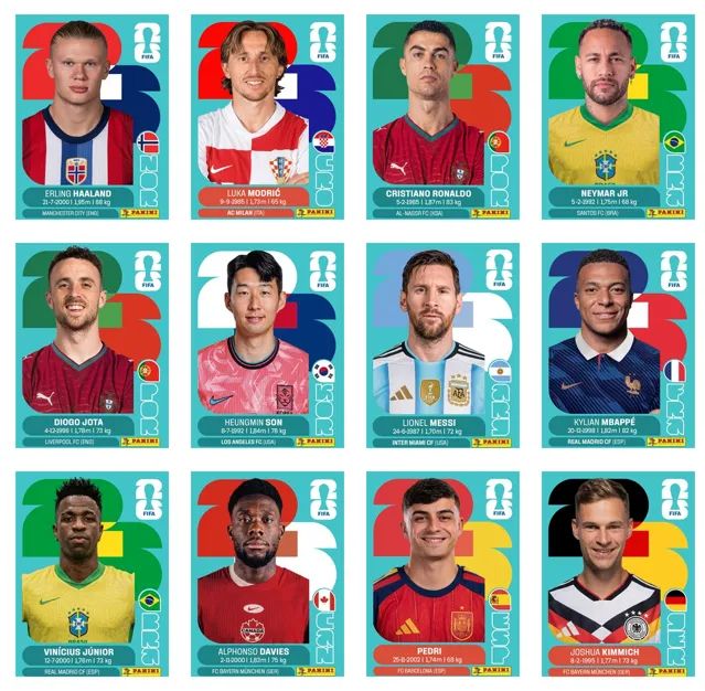 Figurinhas Copa 2026