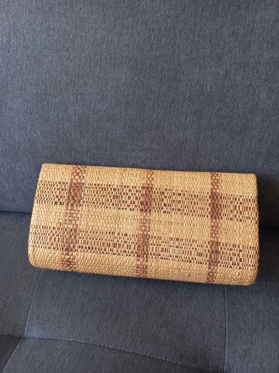 Bolsa de mão de fibra natural - Foto 2