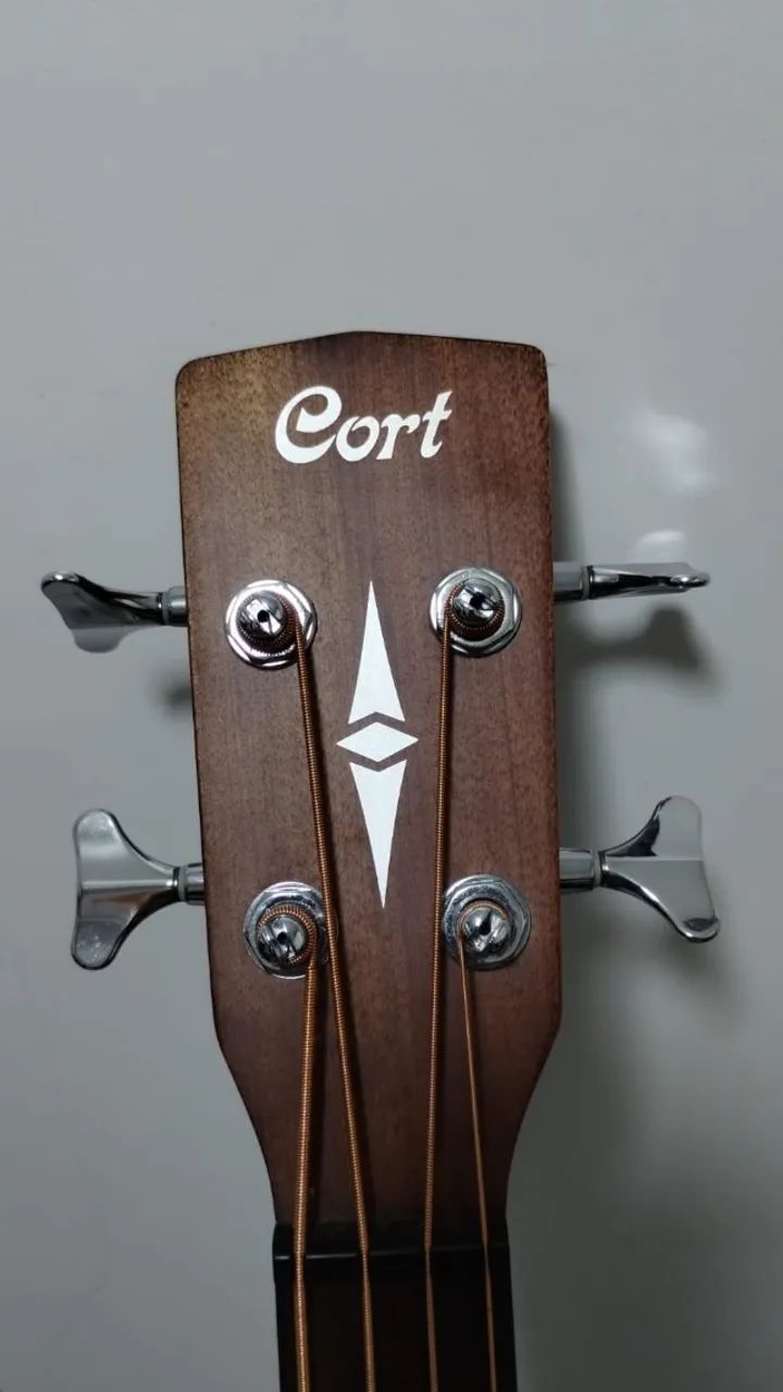 Baixolão Acústico Cort SJB5F NS - Foto 4