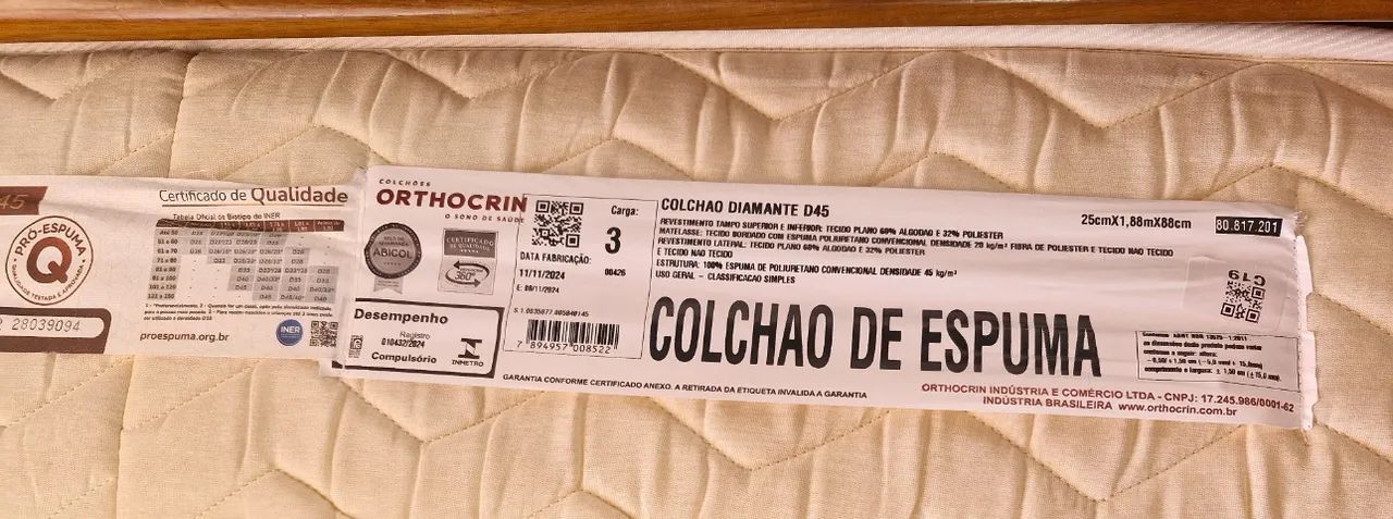 Colchão com cama de solteiro - Foto 5