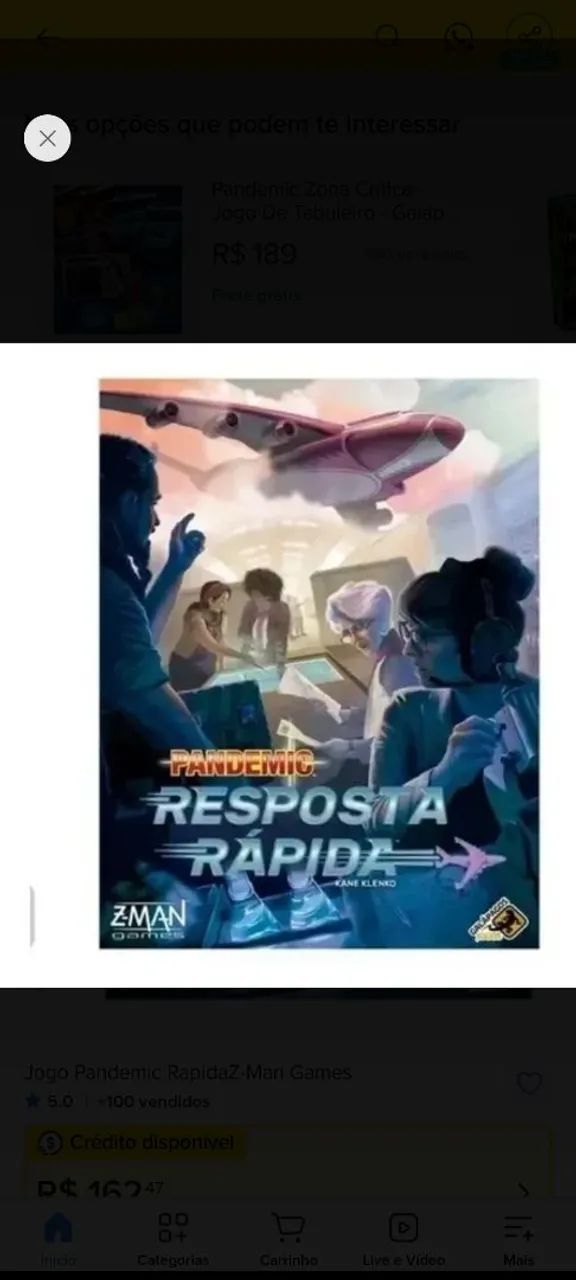 Jogo Pandemia Resposta Rápida 