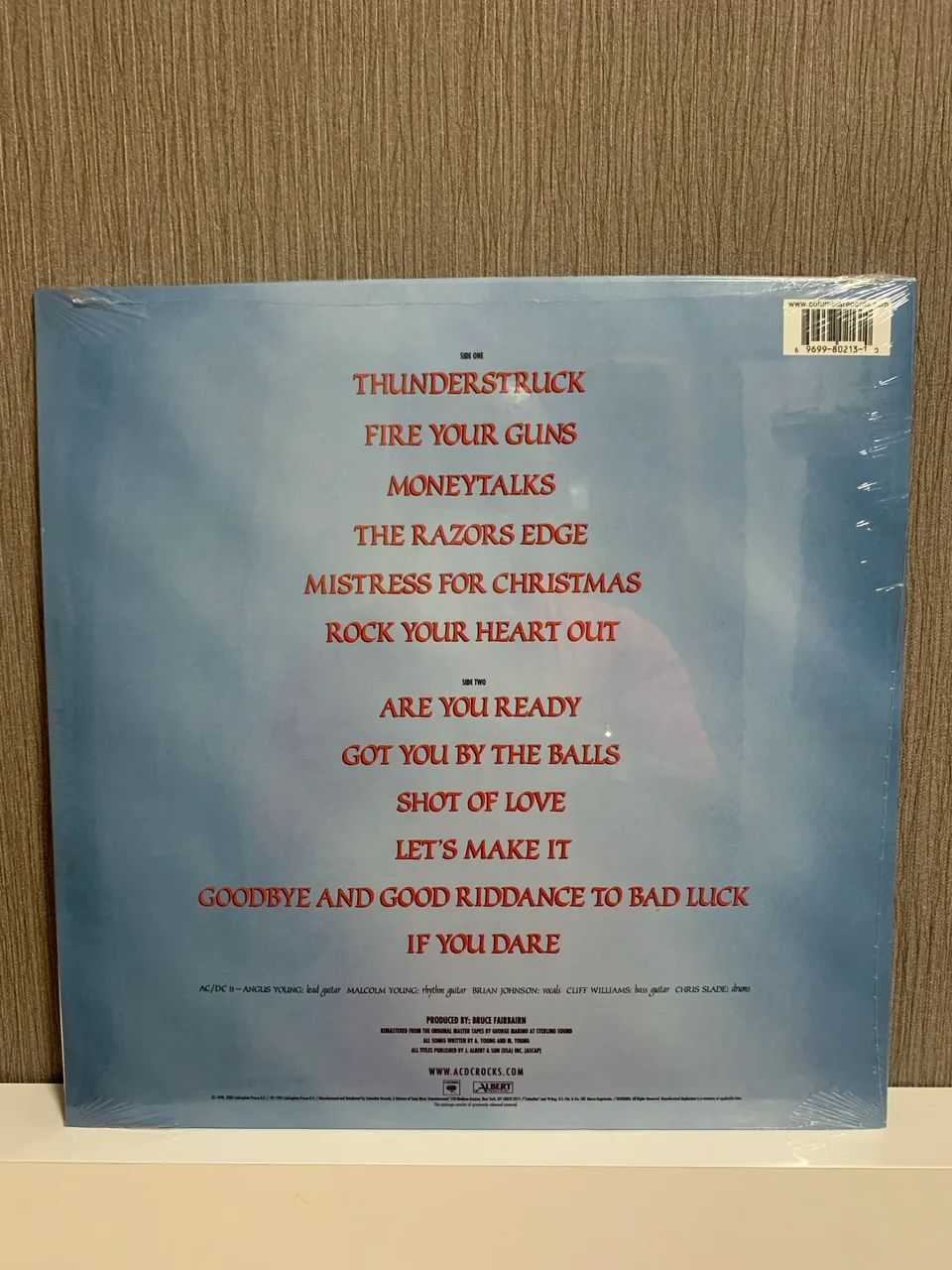 AC/DC - THE RAZORS EDGE | LP VINIL 180G - LACRADO - Foto 3