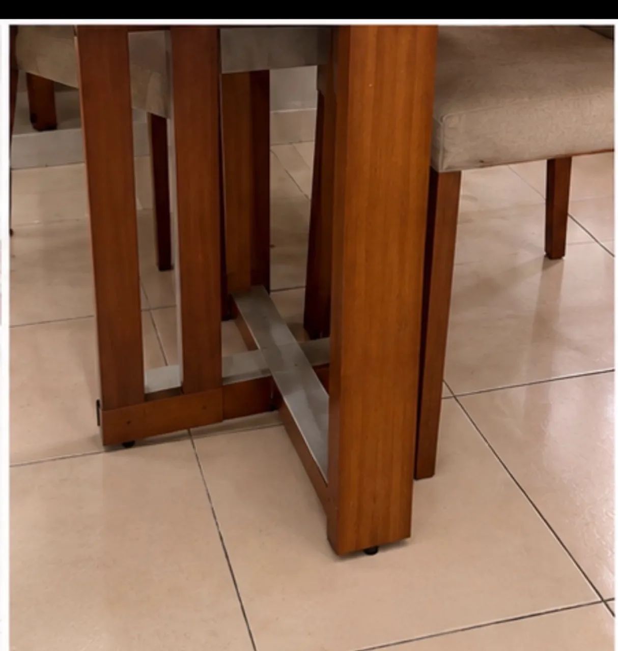 Mesa de jantar 4 cadeiras - Foto 3