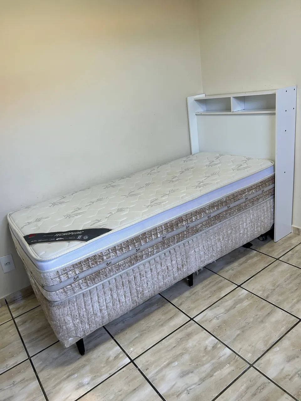 Cama Box Solteiro Castor Premium Tecnopedic - Foto 2