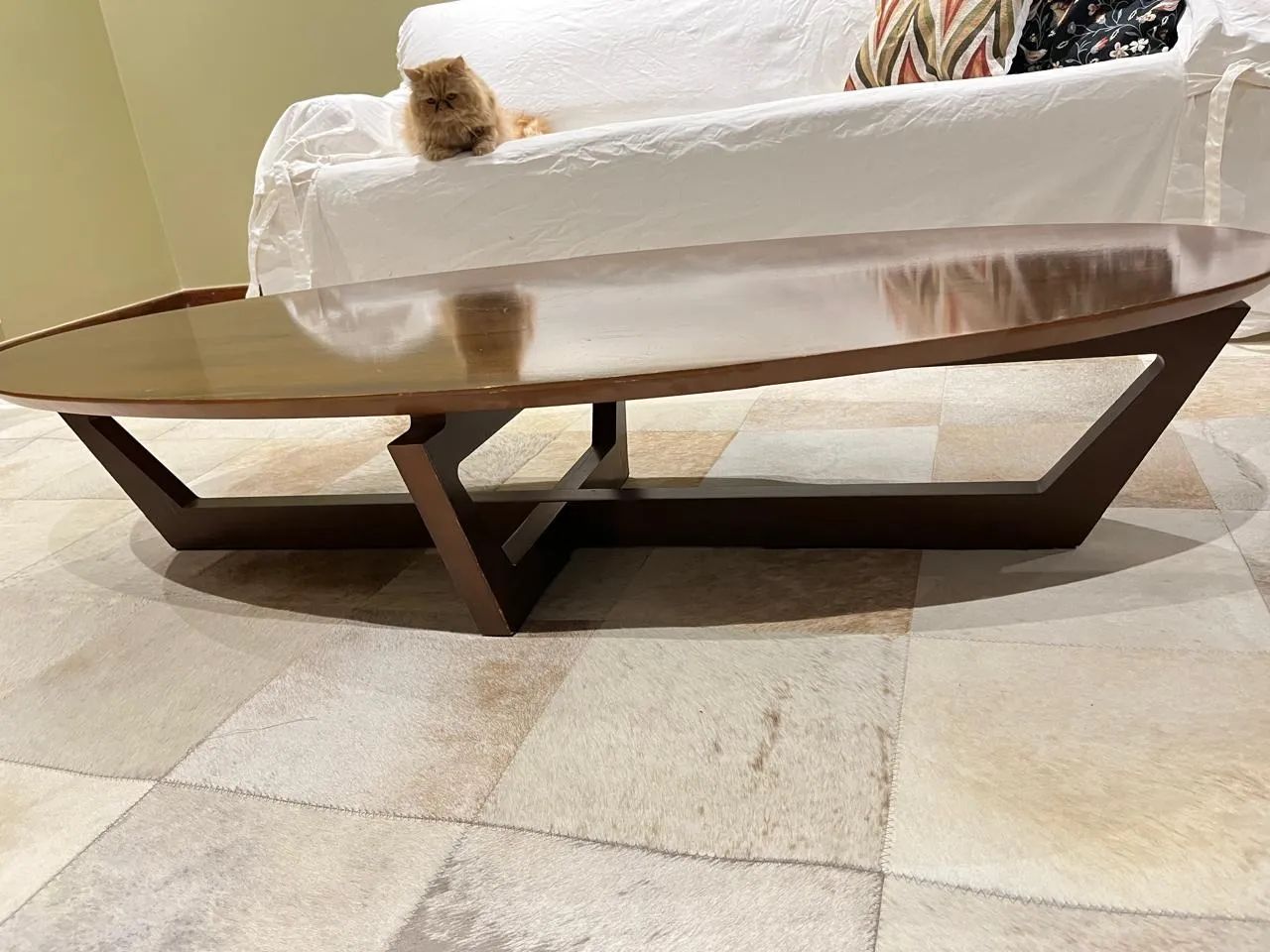 Mesa de centro oval ETNA - moderna  - Foto 4