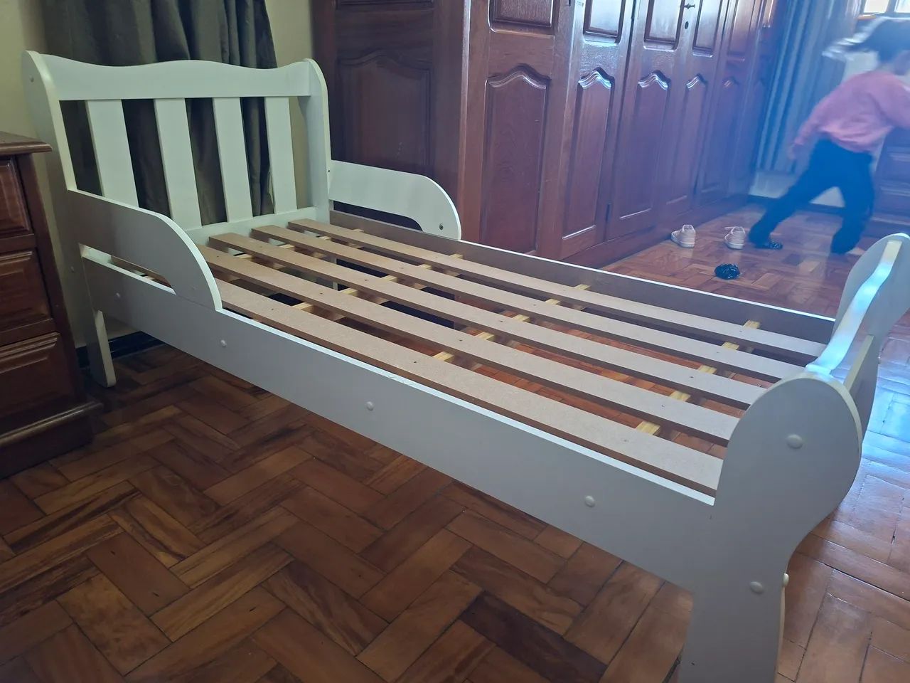 Mini cama infantil branca - Foto 2