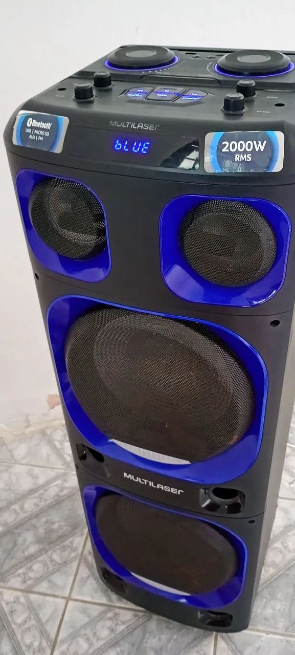 Caixa Multilaser sp343 2000w otima tem conversa - Foto 2
