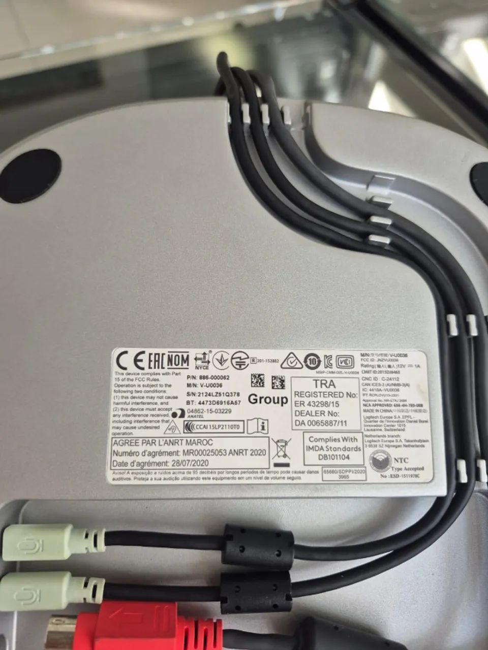 Câmera de conferência com 2 microfones e auto falante de mesa. - Foto 3