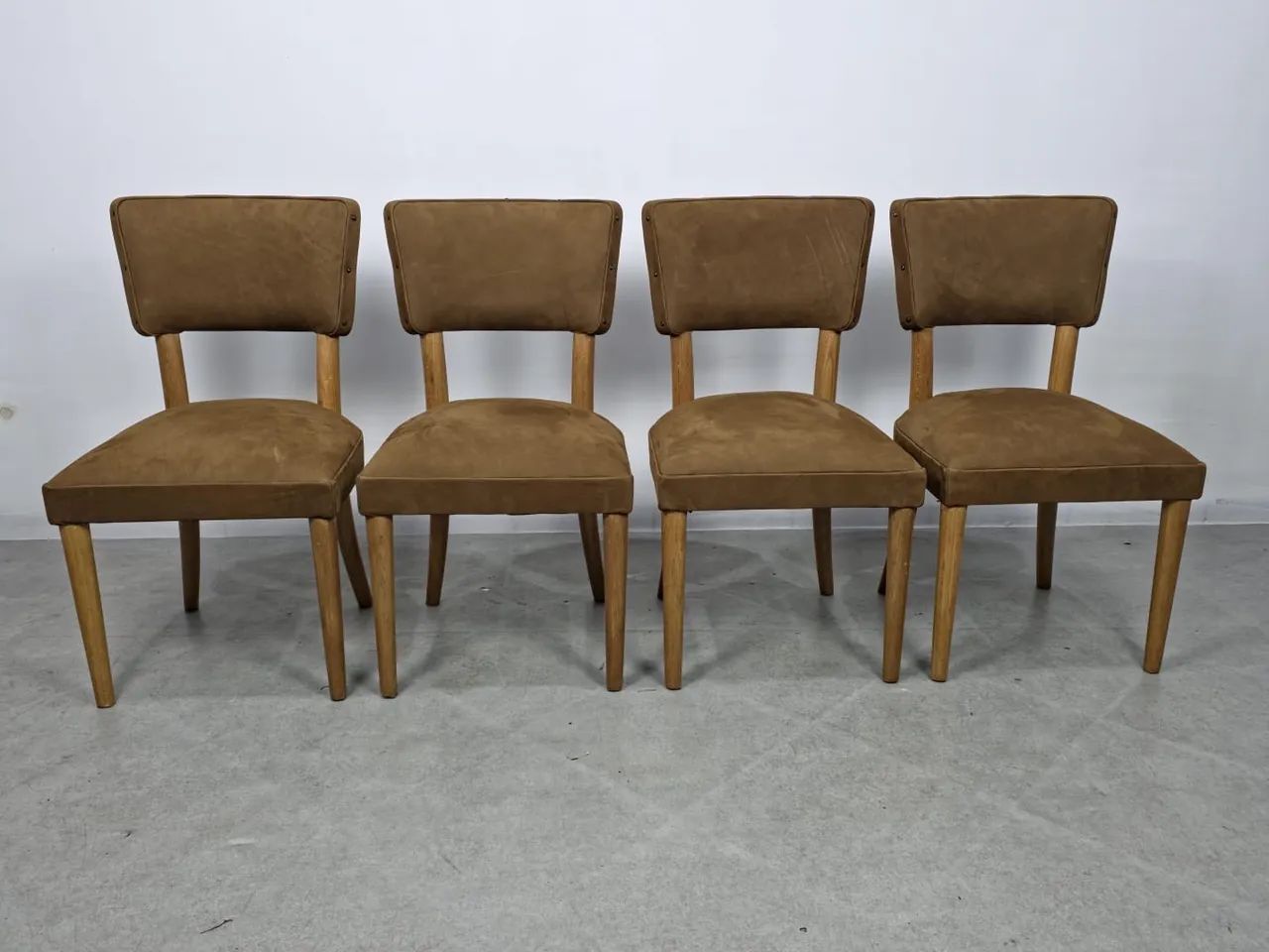 Conjunto de 4 cadeiras década de 60