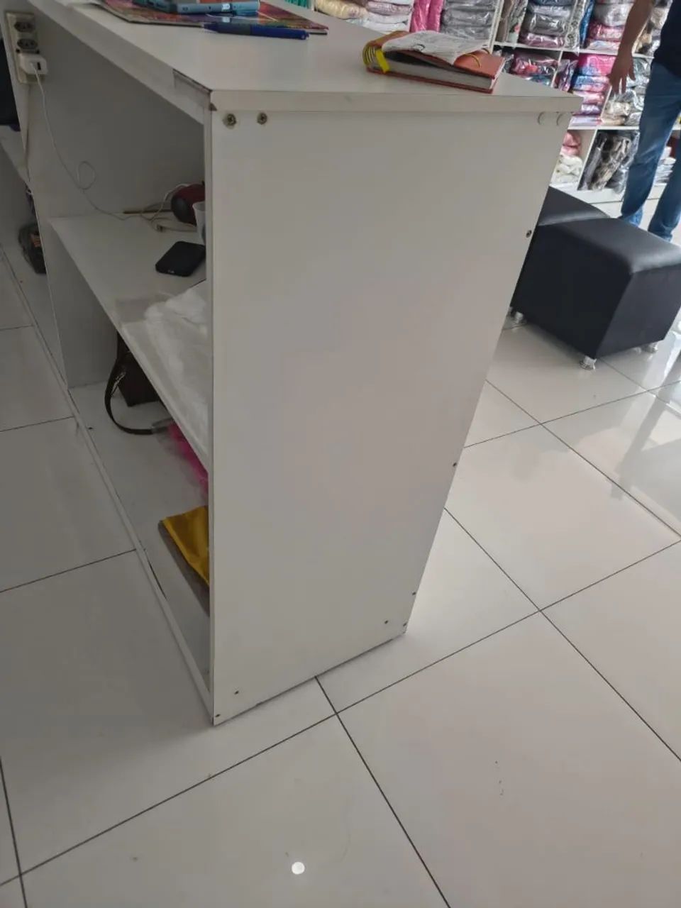 Balcão grande MDF branco  - Foto 2