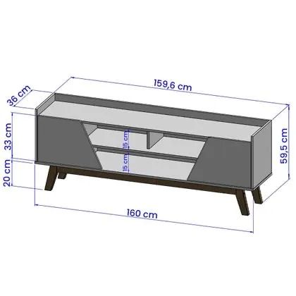 Rack Sala Turim para TV até 65 Polegadas - Foto 4