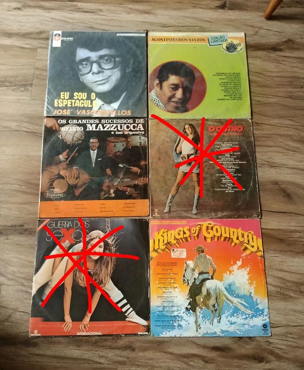 Lote de 28 discos de vinil 