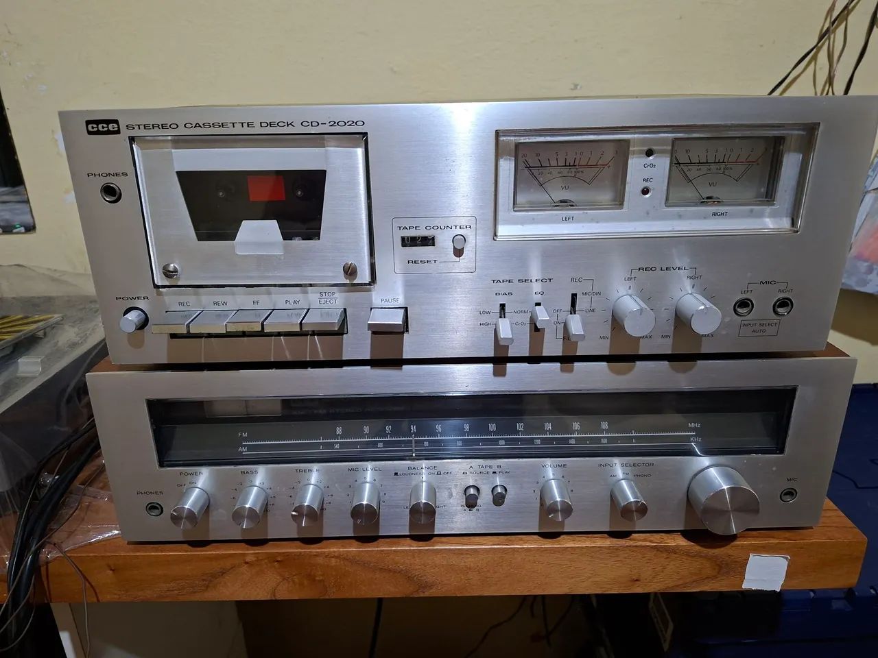 Receiver CCE e Tape Deck  - Foto 5