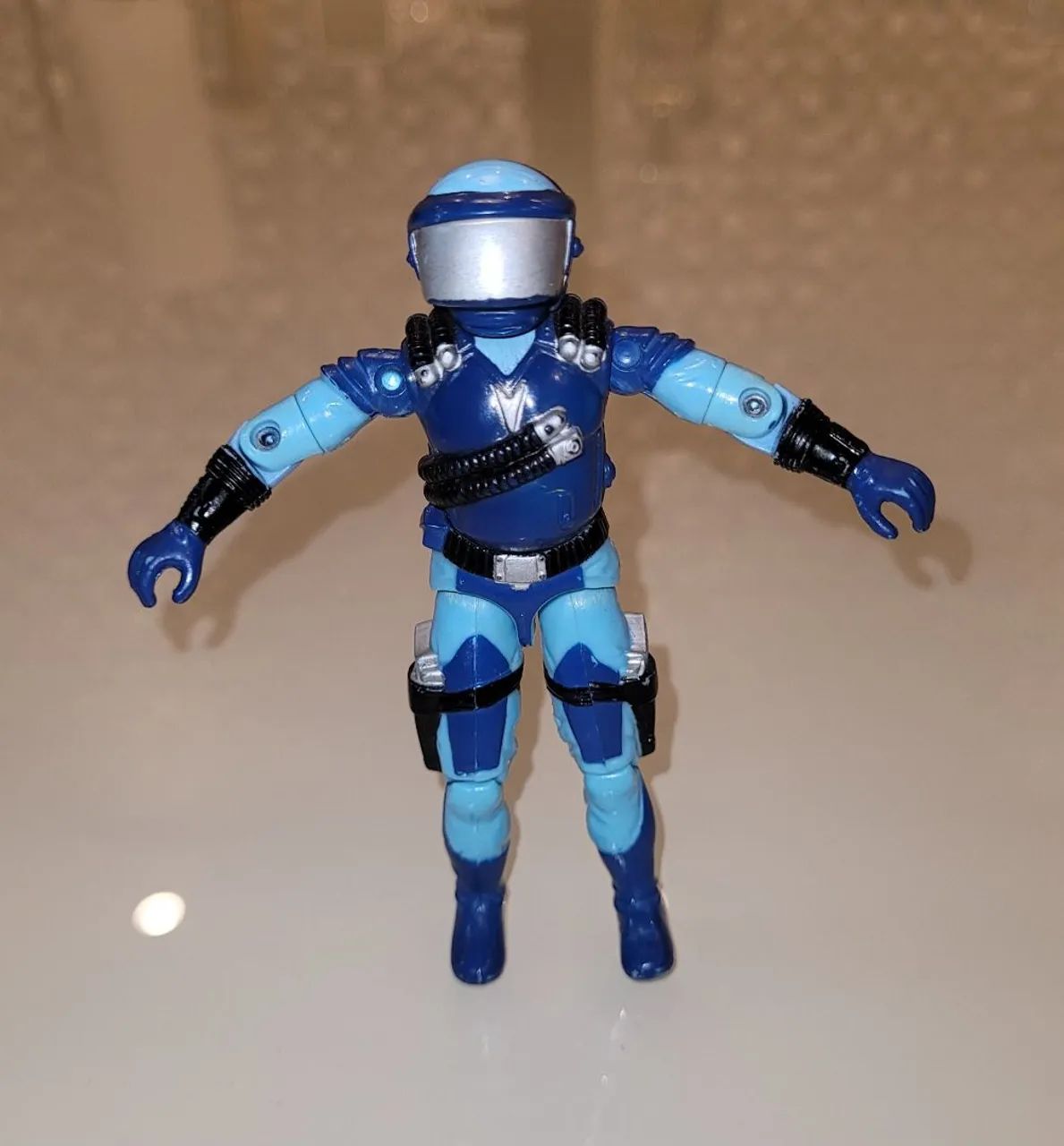 BONECO GIJOE MOTOR VIPER HASBRO COMPLETO ANOS 80