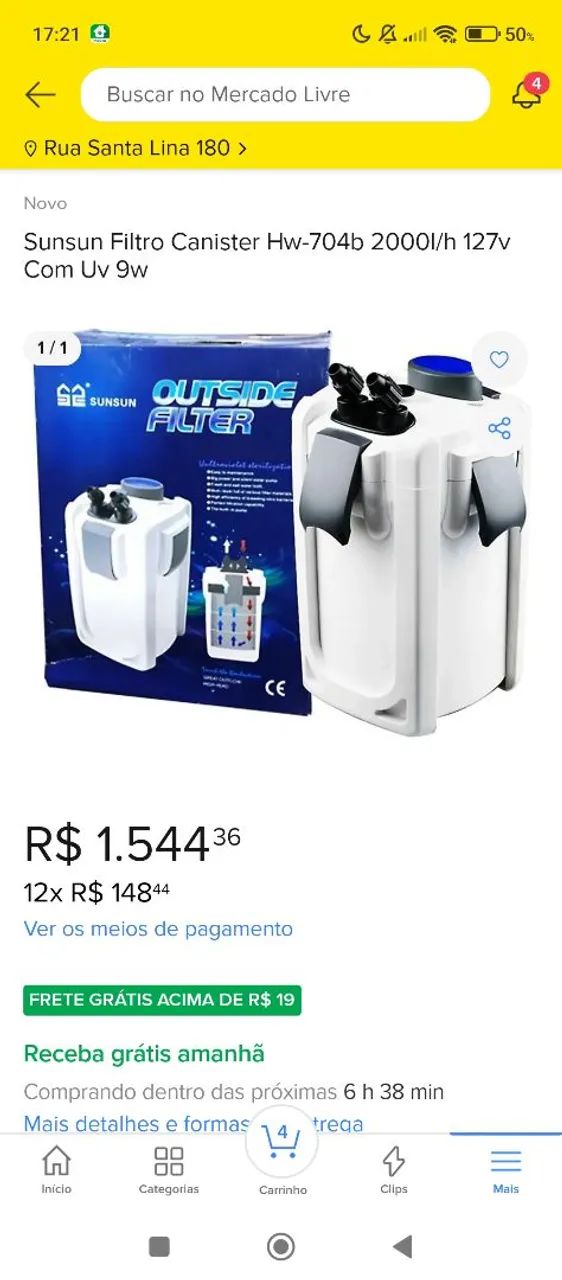 AQUÁRIO 200L COMPLETO  - Foto 5