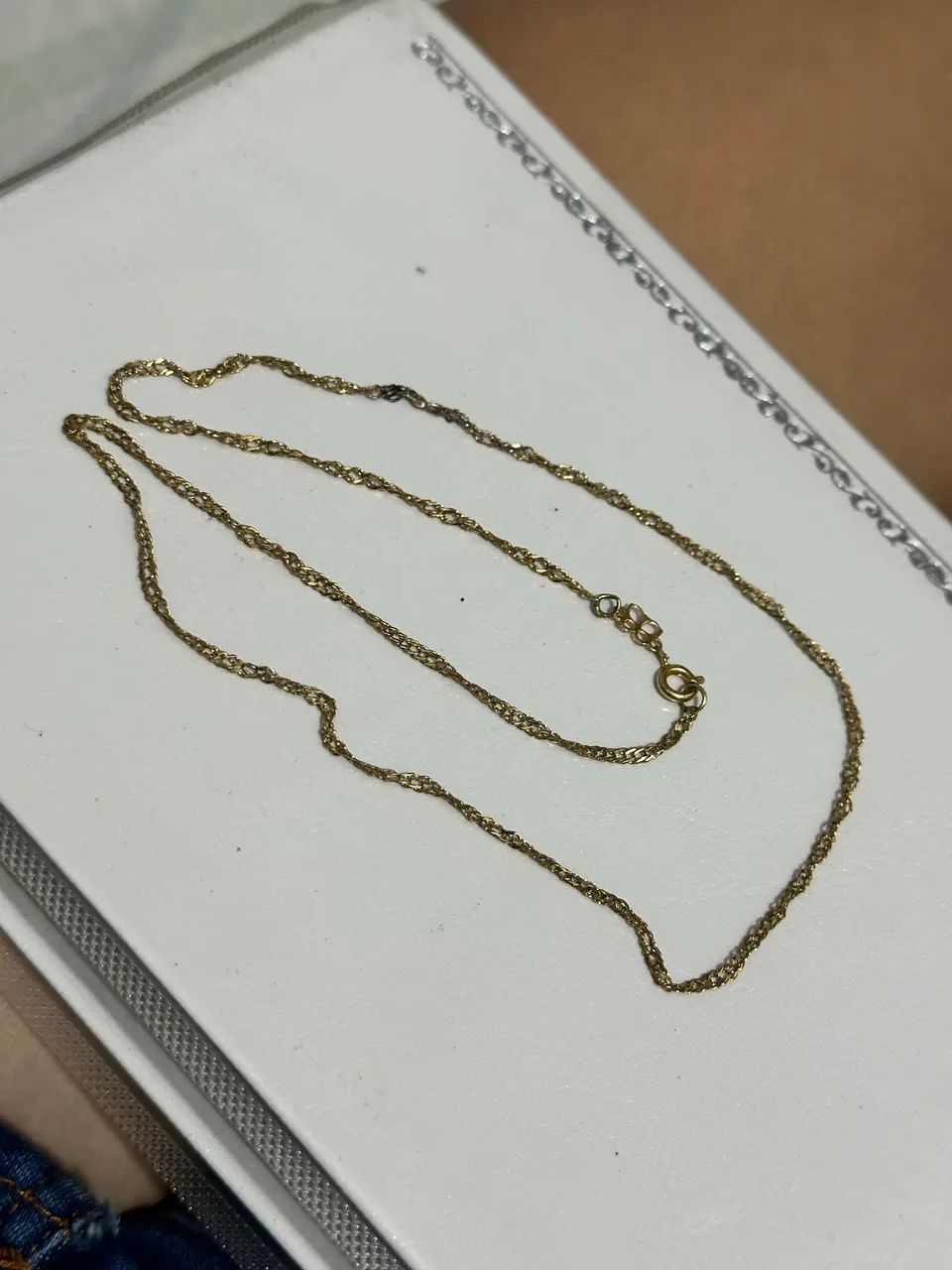 Corrente Singapura em Ouro 18k - 45cm - Foto 3