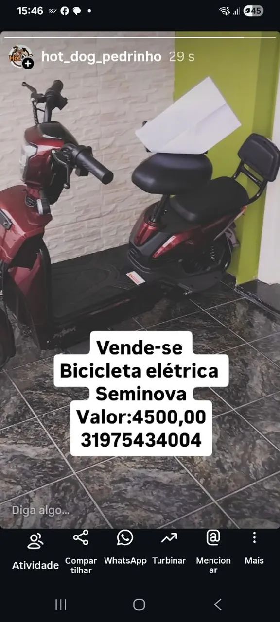 Bicicleta Elétrica  - Foto 2