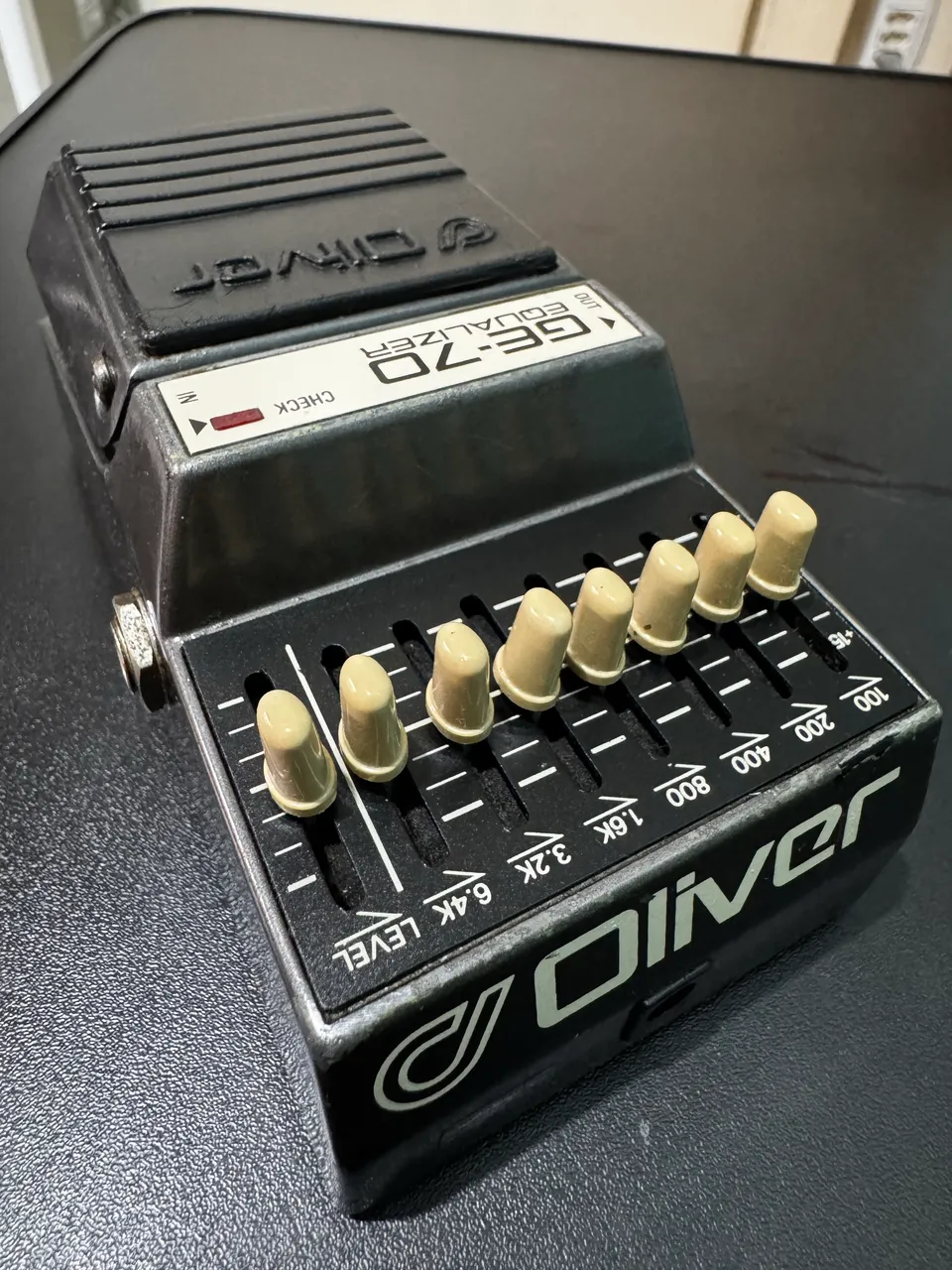 Pedal de efeito de guitarra MXR Six Band Graphic Equalizer vintage