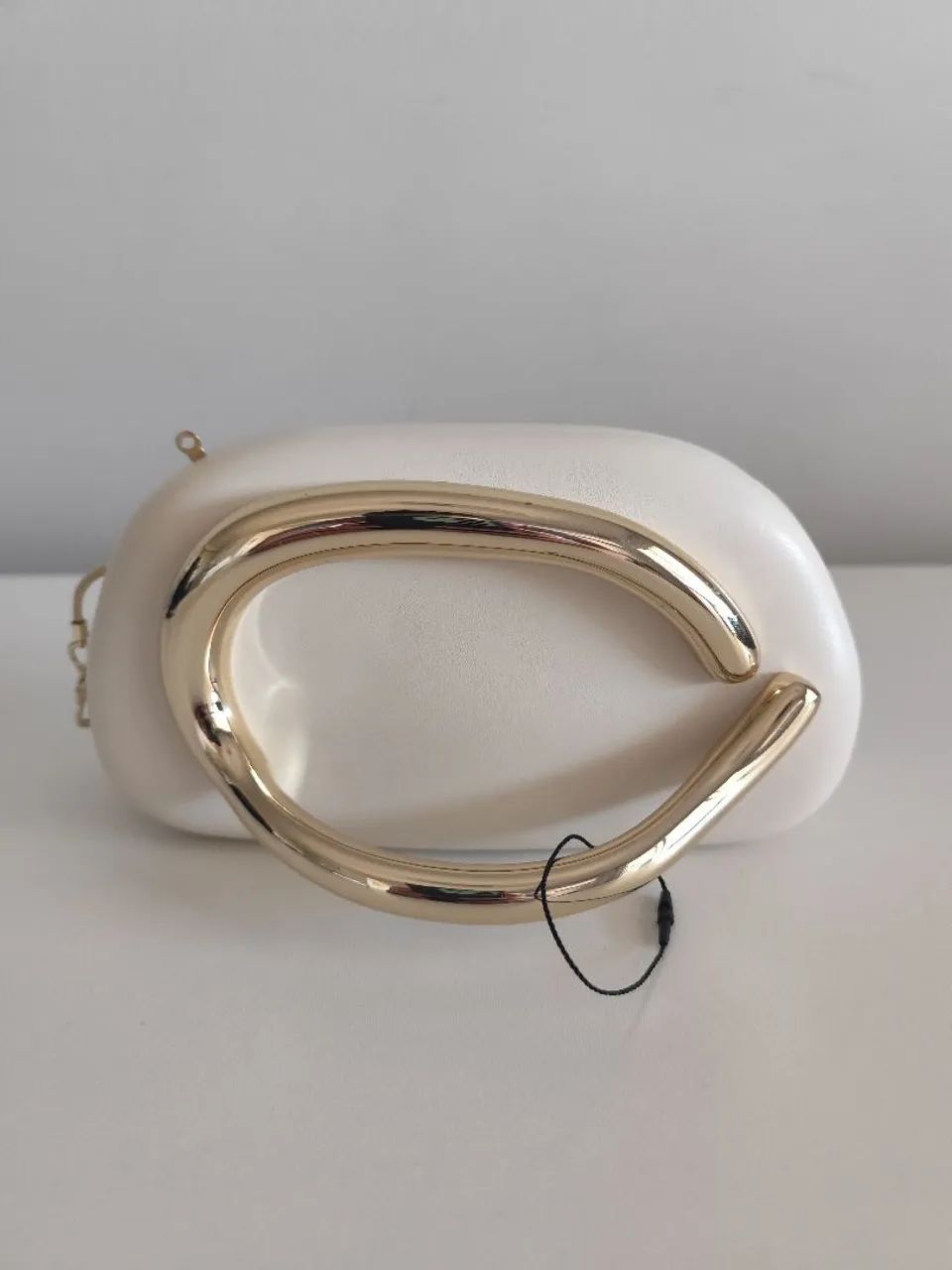Bolsa Cluth nova Zara creme Tam p