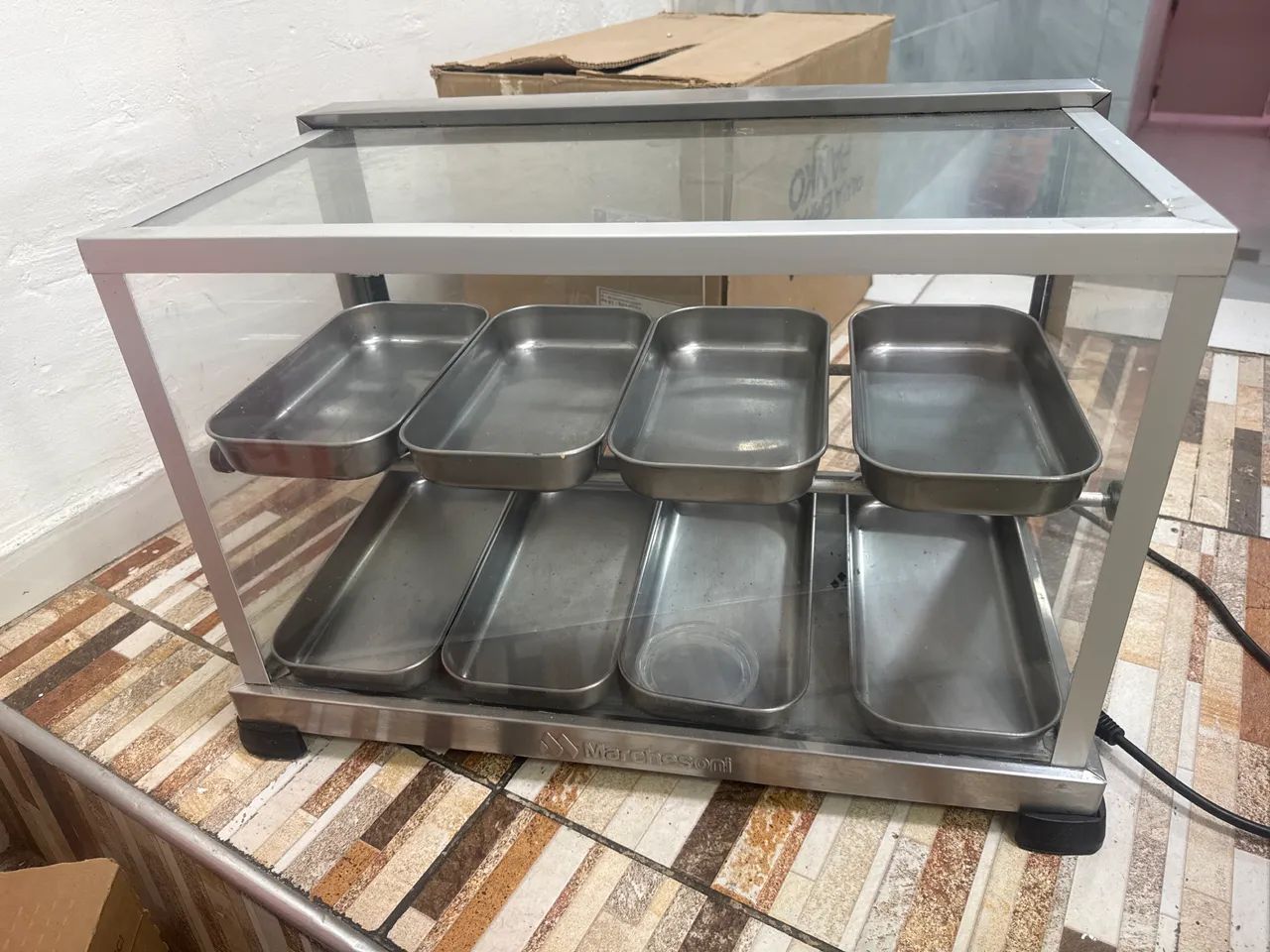 Estufa Expositora de Salgados/Lanches em Inox e Vidro  - Foto 2