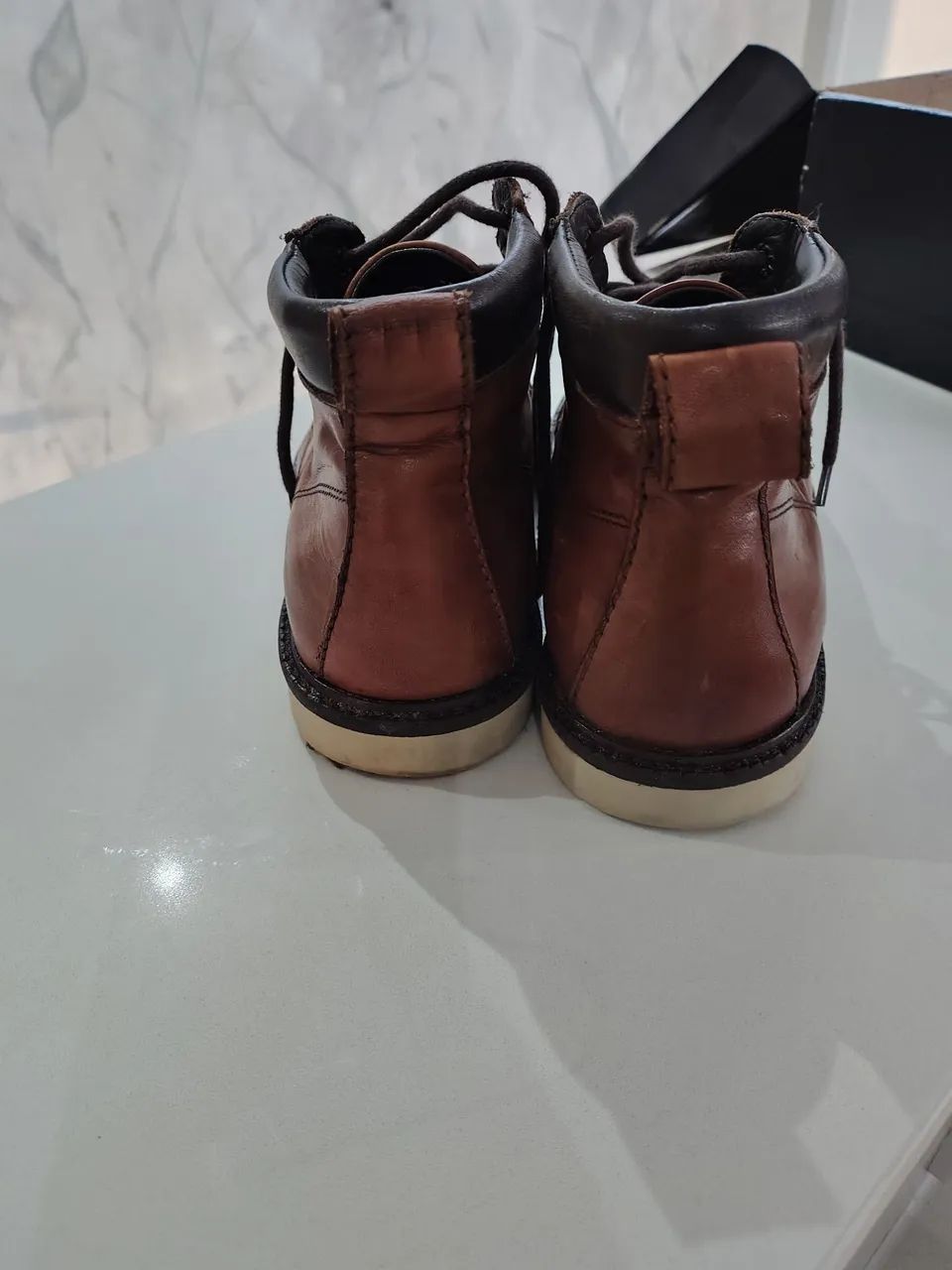 Bota marrom Barcelona Design  - Foto 3