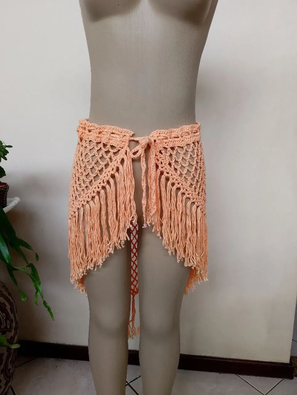 Peça de crochê 