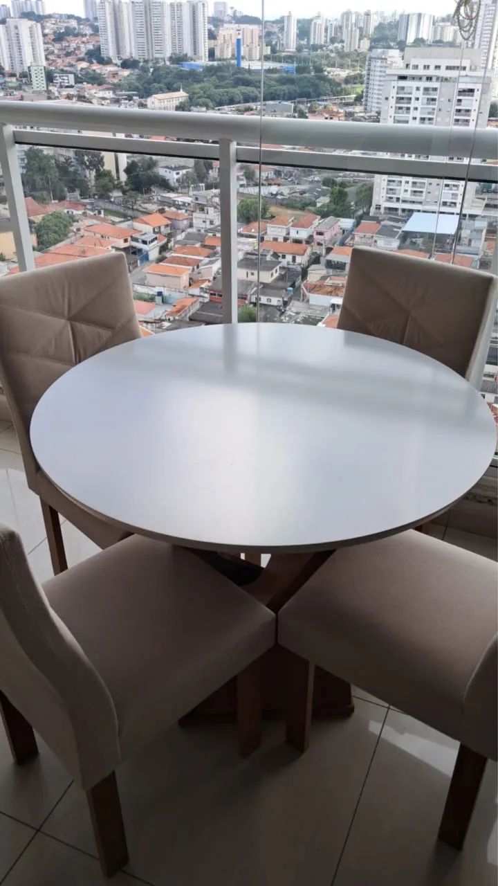 Mesa de jantar + 4 cadeiras  - Foto 4
