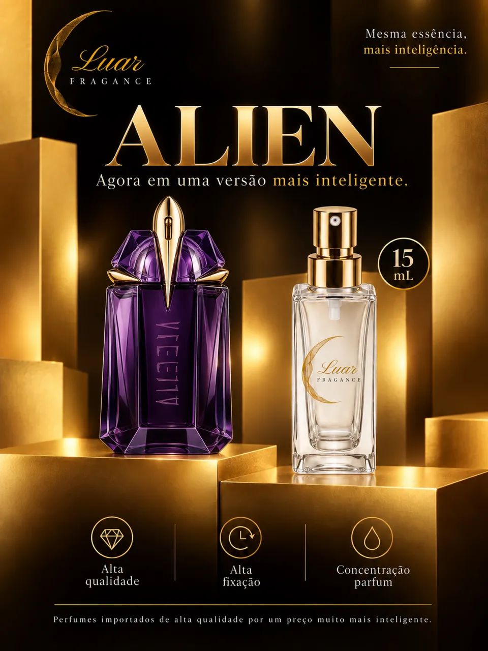 Kit 2 perfumes femininos Alta Qualidade | 15mL - Foto 3