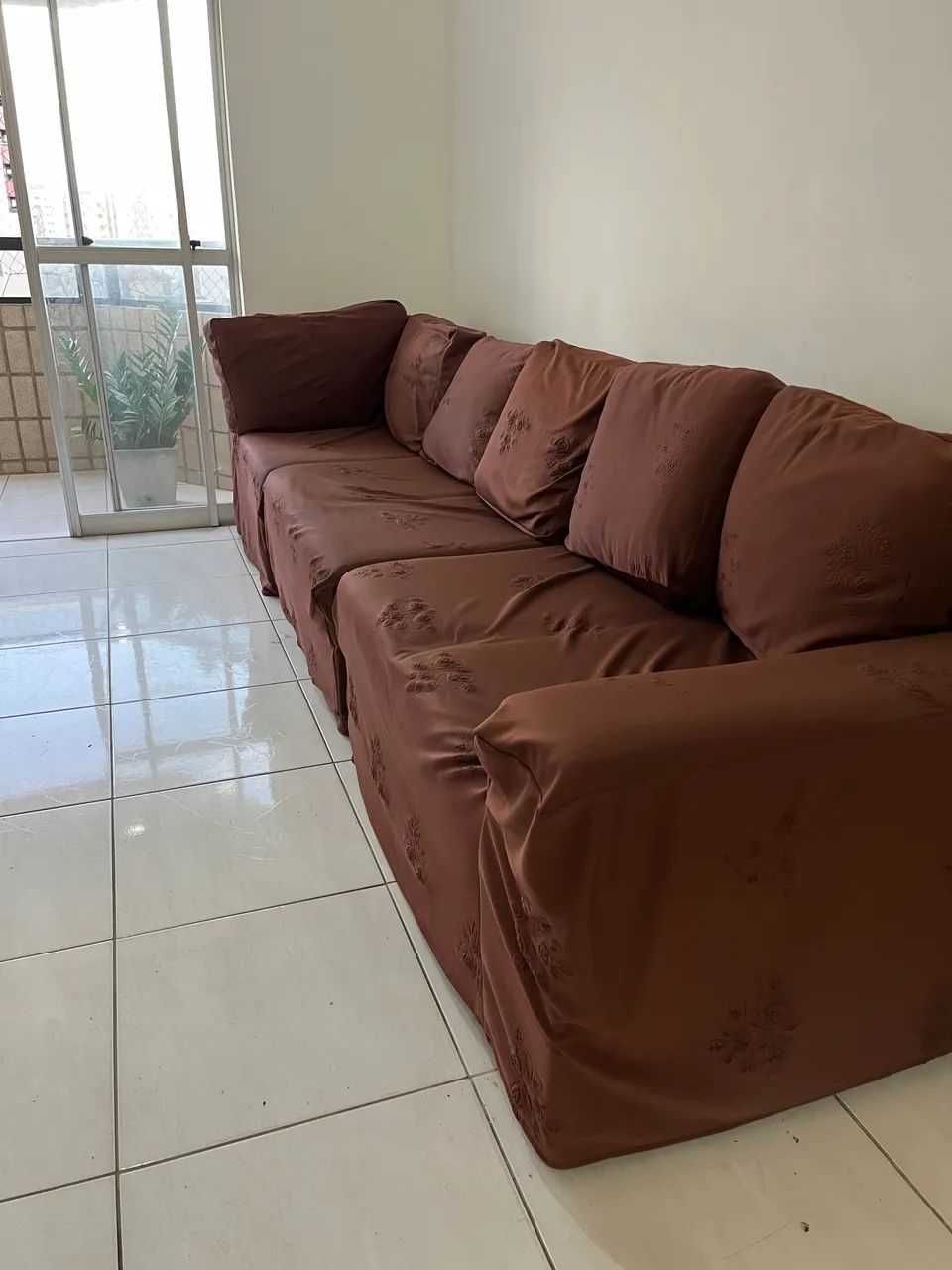 Conjunto sofá cinza modular 3 peças - Foto 4