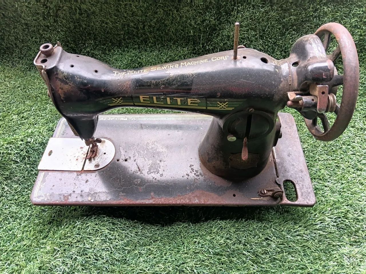 Máquina de costura antiga elite - Foto 2