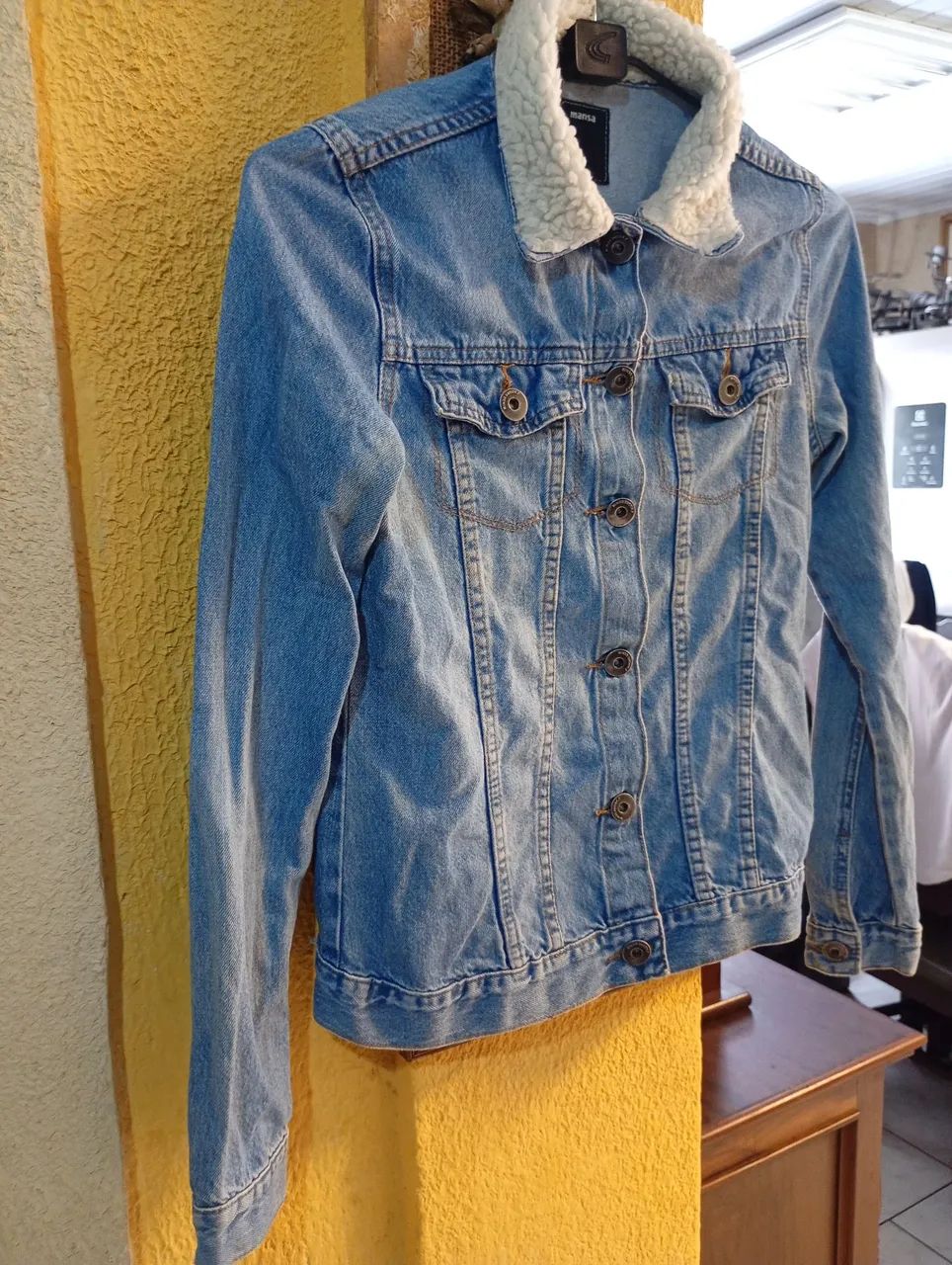 Jaqueta jeans feminina PP  - Foto 5