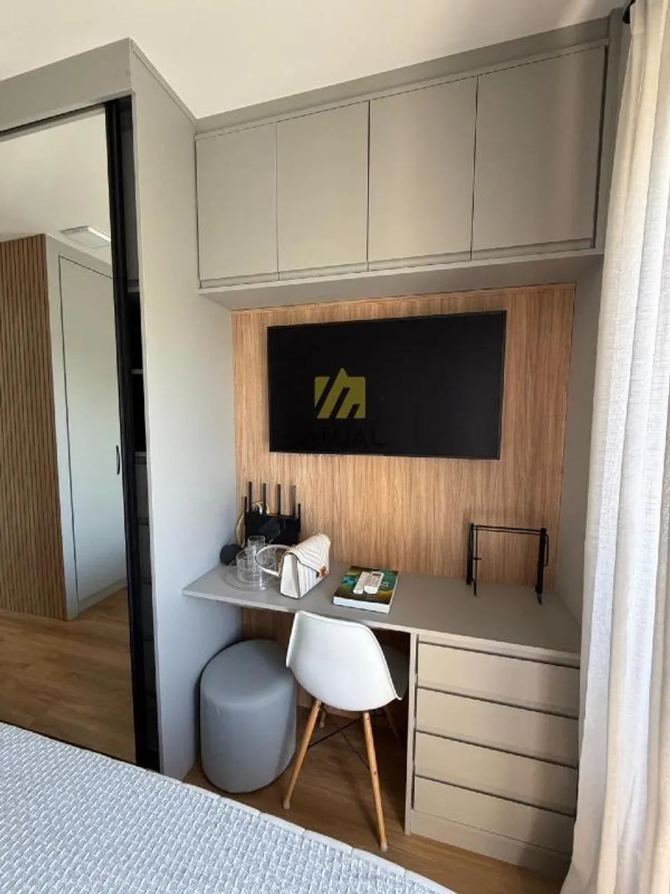 Studio moderno com 1 dormitório e varanda para locação no Brooklin - Foto 8