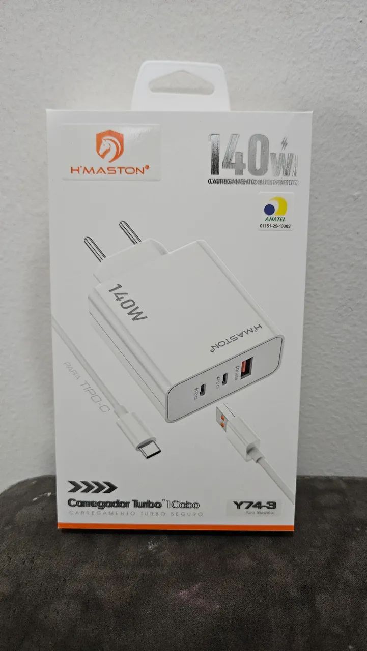 Carregador turbo 140w