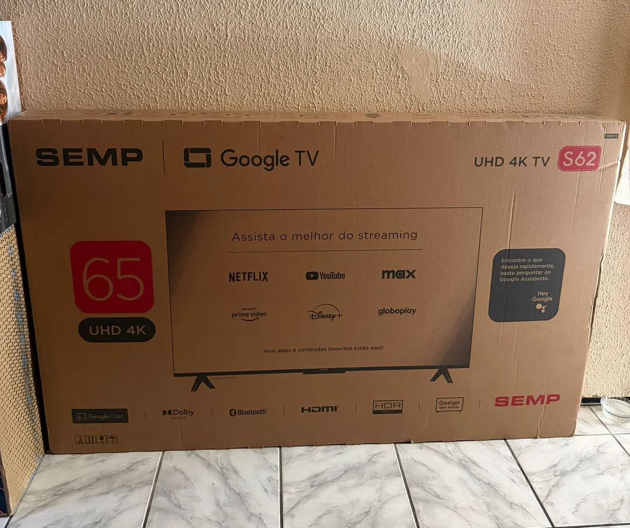 Smart TV Semp 65 Polegadas Lacrada 