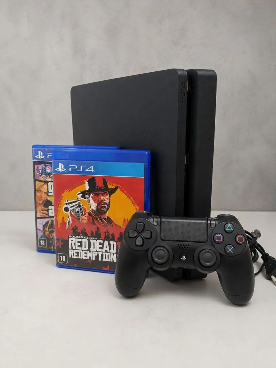 PS4 SLIM COMPLETO + JOGOS INCRÍVEIS em MÍDIA FÍSICA  - Foto 3