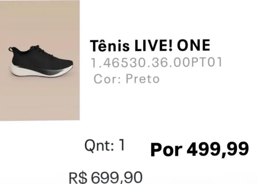 Tênis live lacrado - Foto 4