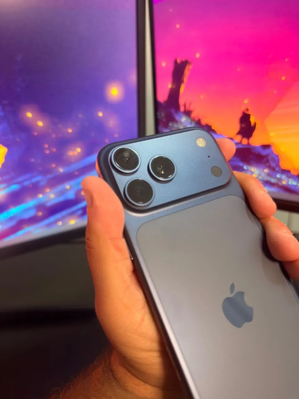 Iphone 17 Pro Max 256gb - Azul - Foto 5