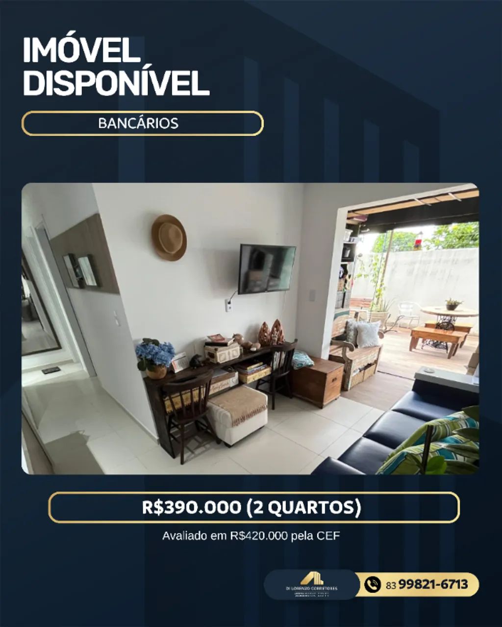 Apartamento térreo com área privativa e área de lazer completa