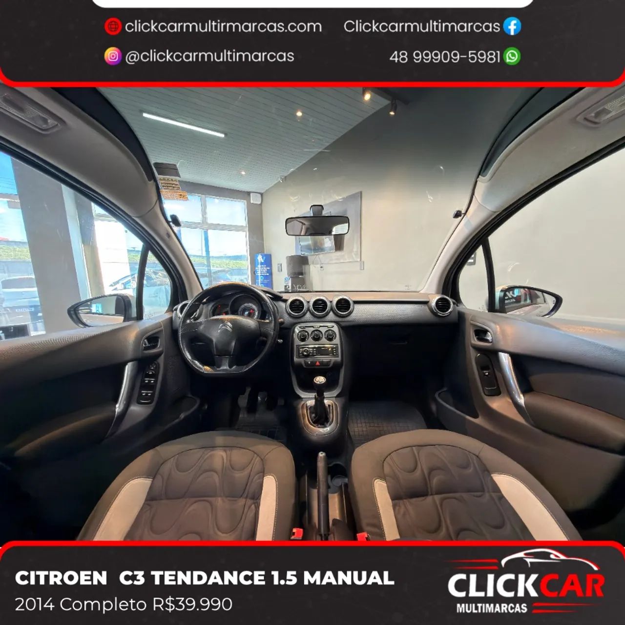 Citroen C3 Tendance 1.5 Flex 8V 5P Mec. 2014 - Foto 3