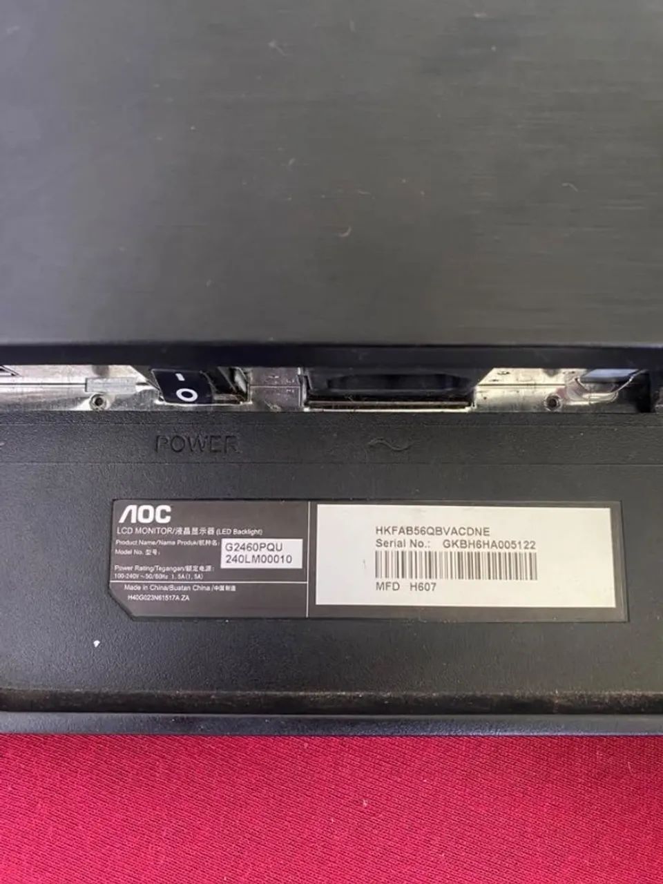 Monitor AOC 144Hz + Braço Articulado - Foto 2