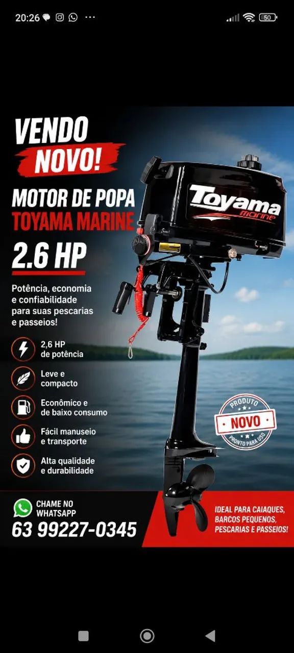 Motor de caiaque