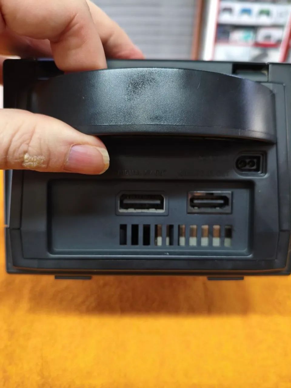 Nintendo Game Cube preto com PICOBOOT  - Foto 3