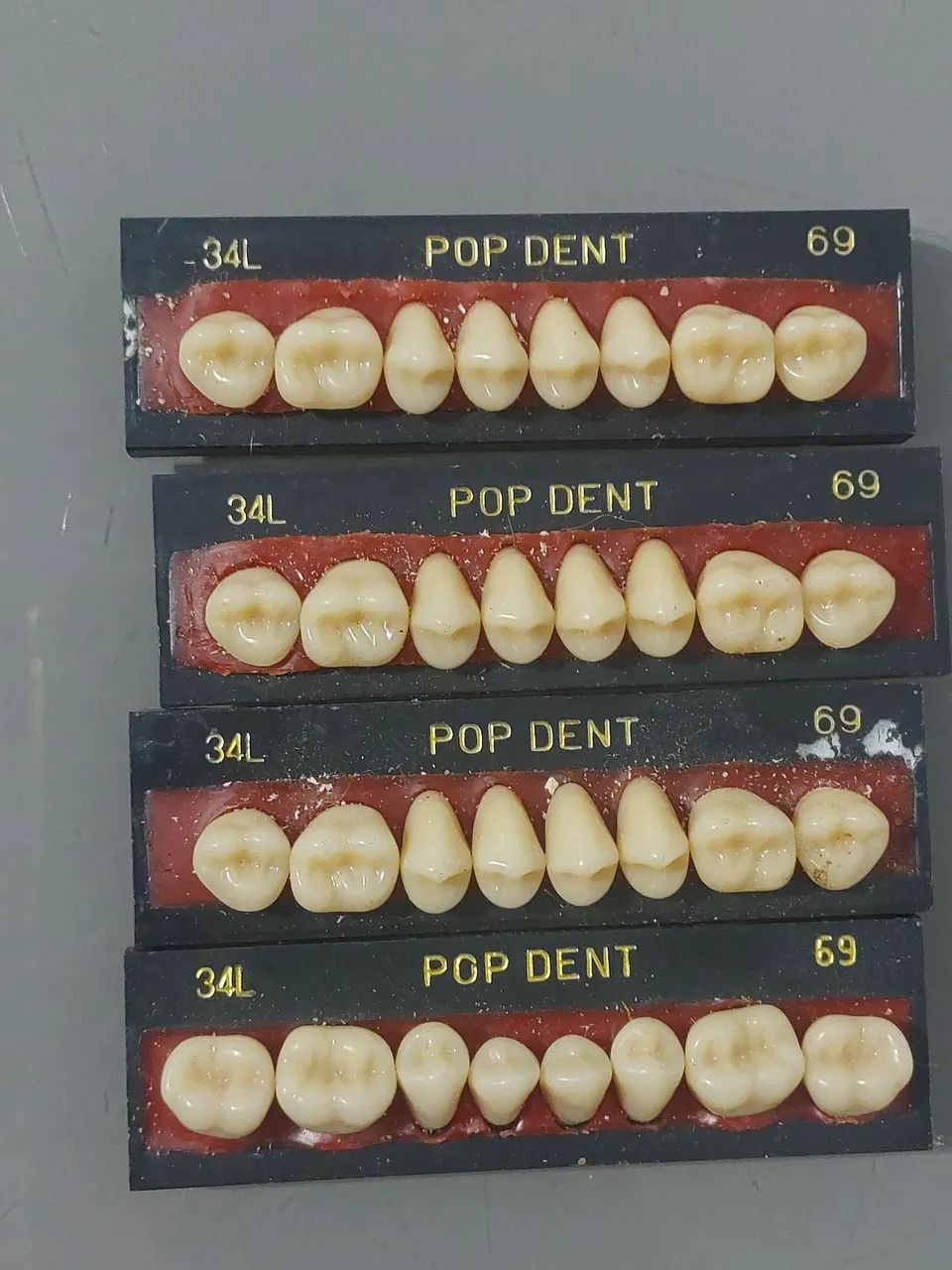 Lote de Placas de dentes de resina - Foto 2