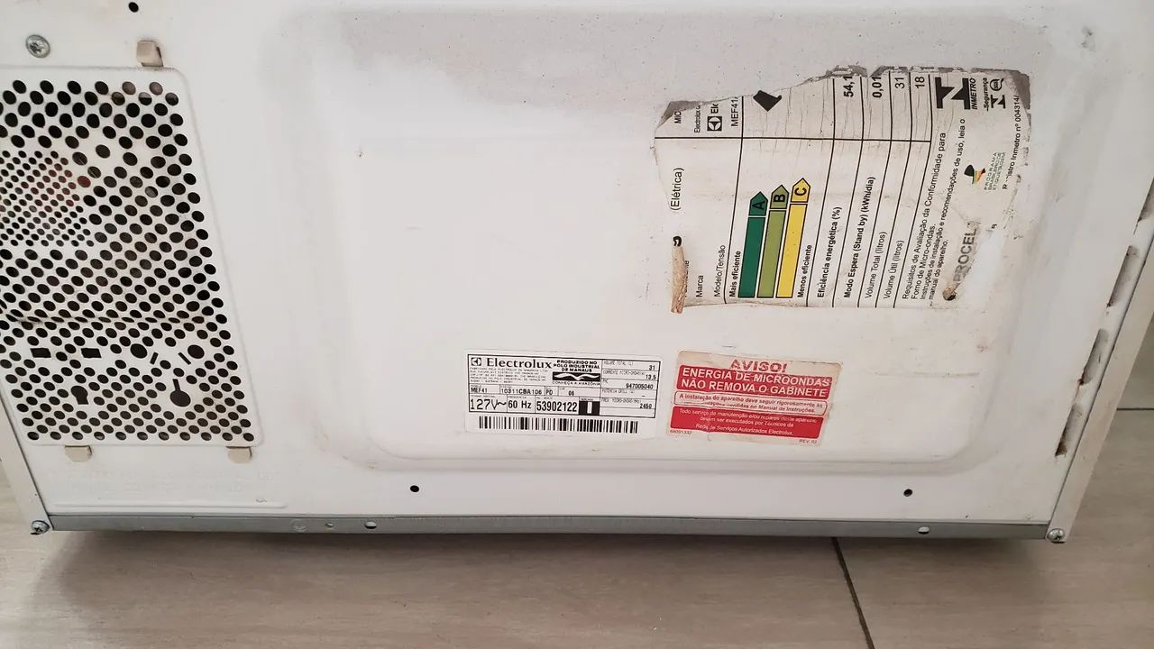 Micro-ondas Eletrolux Branco 110V S.P. - Foto 2