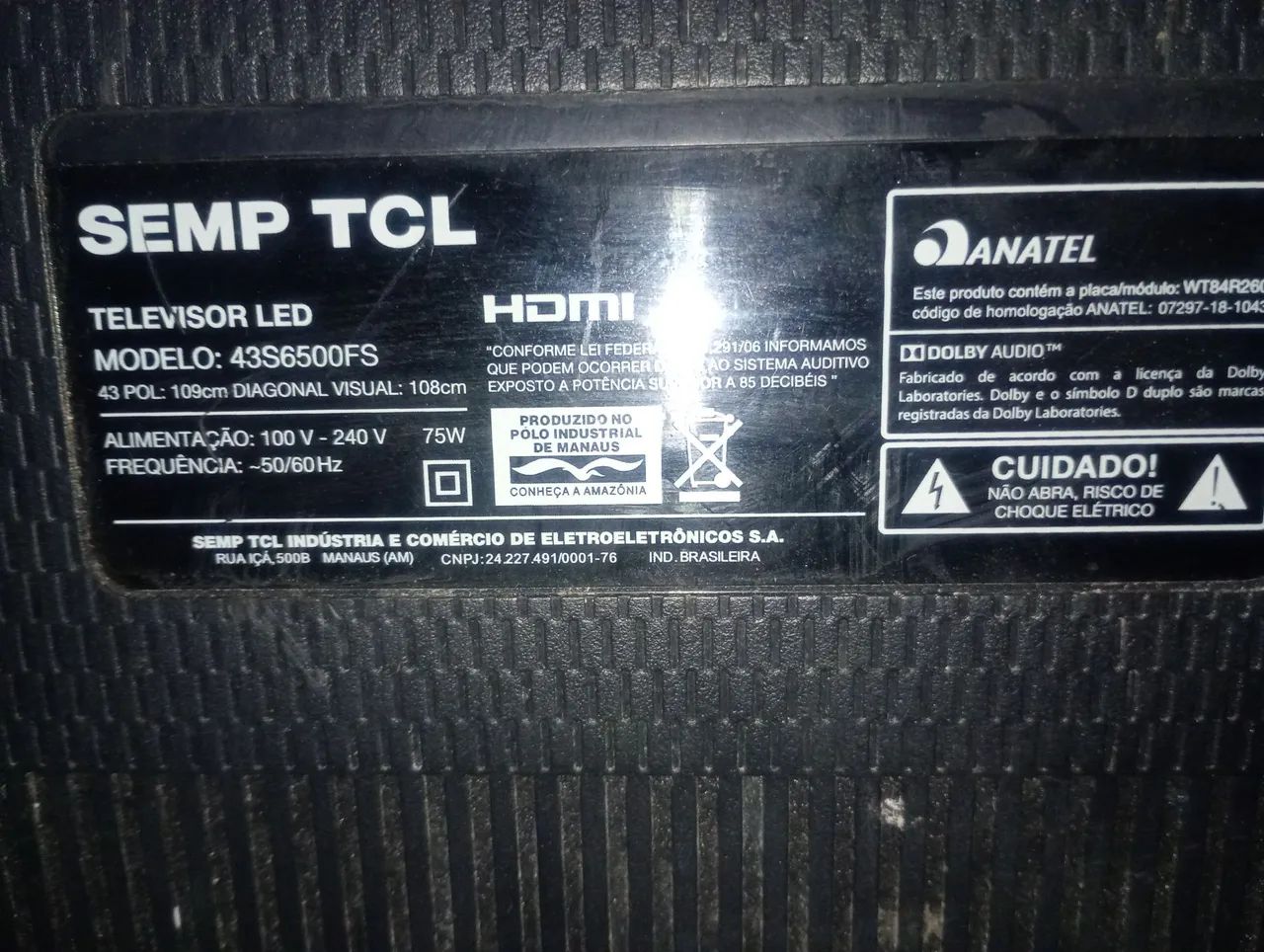 Três TV Smart com tela quebrada - Foto 4