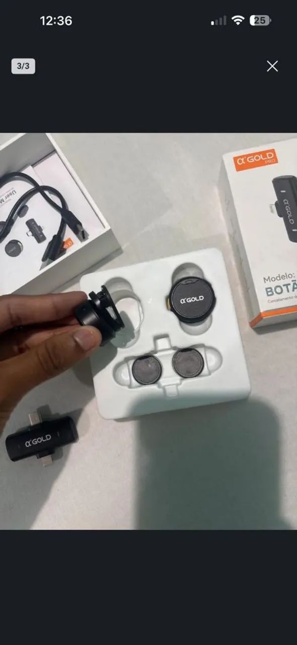 Microfone lapela 