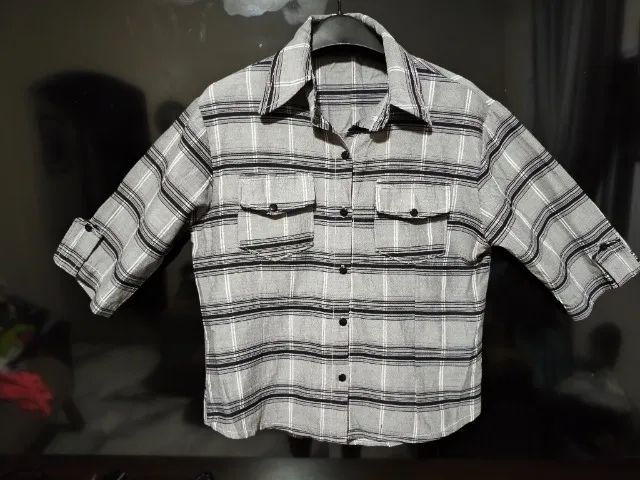 Camisa/Blusa Xadrez - Tam. P - Foto 2